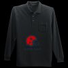 Long Sleeve Silk Touch Polo with Pocket Thumbnail