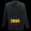 Long Sleeve Silk Touch Polo with Pocket Thumbnail