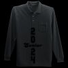 Long Sleeve Silk Touch Polo with Pocket Thumbnail