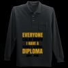 Long Sleeve Silk Touch Polo with Pocket Thumbnail