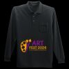 Long Sleeve Silk Touch Polo with Pocket Thumbnail