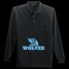 Long Sleeve Silk Touch Polo with Pocket Thumbnail