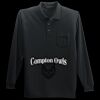 Long Sleeve Silk Touch Polo with Pocket Thumbnail