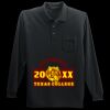 Long Sleeve Silk Touch Polo with Pocket Thumbnail