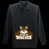 Long Sleeve Silk Touch Polo with Pocket Thumbnail