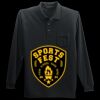 Long Sleeve Silk Touch Polo with Pocket Thumbnail