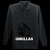Long Sleeve Silk Touch Polo with Pocket Thumbnail
