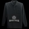 Long Sleeve Silk Touch Polo with Pocket Thumbnail