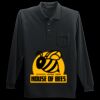 Long Sleeve Silk Touch Polo with Pocket Thumbnail