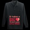 Long Sleeve Silk Touch Polo with Pocket Thumbnail