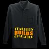 Long Sleeve Silk Touch Polo with Pocket Thumbnail