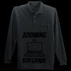 Long Sleeve Silk Touch Polo with Pocket Thumbnail