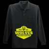 Long Sleeve Silk Touch Polo with Pocket Thumbnail