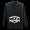 Long Sleeve Silk Touch Polo with Pocket Thumbnail