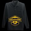 Long Sleeve Silk Touch Polo with Pocket Thumbnail
