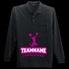 Long Sleeve Silk Touch Polo with Pocket Thumbnail