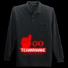 Long Sleeve Silk Touch Polo with Pocket Thumbnail
