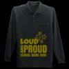 Long Sleeve Silk Touch Polo with Pocket Thumbnail