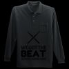 Long Sleeve Silk Touch Polo with Pocket Thumbnail