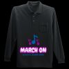 Long Sleeve Silk Touch Polo with Pocket Thumbnail