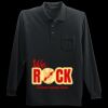 Long Sleeve Silk Touch Polo with Pocket Thumbnail