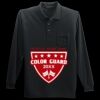 Long Sleeve Silk Touch Polo with Pocket Thumbnail