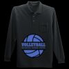 Long Sleeve Silk Touch Polo with Pocket Thumbnail