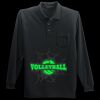 Long Sleeve Silk Touch Polo with Pocket Thumbnail