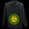 Long Sleeve Silk Touch Polo with Pocket Thumbnail