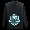 Long Sleeve Silk Touch Polo with Pocket Thumbnail