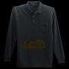 Long Sleeve Silk Touch Polo with Pocket Thumbnail