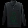 Long Sleeve Silk Touch Polo with Pocket Thumbnail