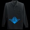 Long Sleeve Silk Touch Polo with Pocket Thumbnail