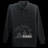 Long Sleeve Silk Touch Polo with Pocket Thumbnail
