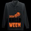 Long Sleeve Silk Touch Polo with Pocket Thumbnail