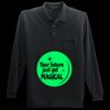 Long Sleeve Silk Touch Polo with Pocket Thumbnail