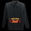 Long Sleeve Silk Touch Polo with Pocket Thumbnail
