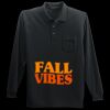 Long Sleeve Silk Touch Polo with Pocket Thumbnail