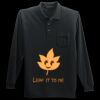 Long Sleeve Silk Touch Polo with Pocket Thumbnail