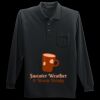 Long Sleeve Silk Touch Polo with Pocket Thumbnail