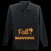 Long Sleeve Silk Touch Polo with Pocket Thumbnail