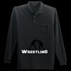 Long Sleeve Silk Touch Polo with Pocket Thumbnail