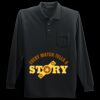 Long Sleeve Silk Touch Polo with Pocket Thumbnail