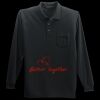 Long Sleeve Silk Touch Polo with Pocket Thumbnail