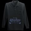 Long Sleeve Silk Touch Polo with Pocket Thumbnail