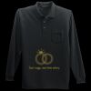 Long Sleeve Silk Touch Polo with Pocket Thumbnail