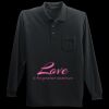 Long Sleeve Silk Touch Polo with Pocket Thumbnail
