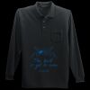 Long Sleeve Silk Touch Polo with Pocket Thumbnail