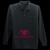 Long Sleeve Silk Touch Polo with Pocket Thumbnail
