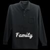 Long Sleeve Silk Touch Polo with Pocket Thumbnail